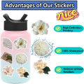 50PCS Retro Stationery Pen Holder Graffiti Stickers Guitar Notebook Luggage DIY Waterproof Stickers.