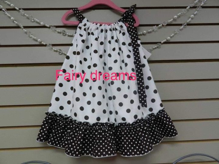 white%20dot%20%20cotton%20frock%20for%20girls%20-%20Image%202