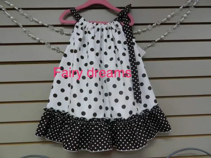 white%20dot%20%20cotton%20frock%20for%20girls%20-%20Image%202