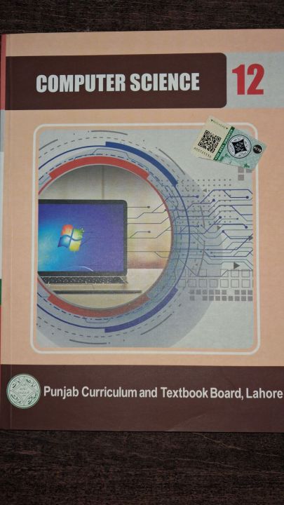 12 Class Computer Science Textbook Punjab Boards 2025/ 12 Class Computer Science Book 2025 PTB