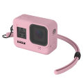 Probty New Soft Silicone Case with Handle Wristband for GoPro Hero 8 Camera Accessories. 