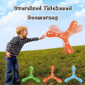 Children Oversized Thickened Boomerang Soft Three-leaf Cross Adult-kids Interactive Outdoor Toys for Puzzle Decompression . 