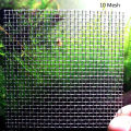 Stainless steel filter screen 10/20 Mesh Woven Wire Screening Filter Sheet Aquarium Fish Tank Decoration Plants Moss Net 2/5Pcs. 