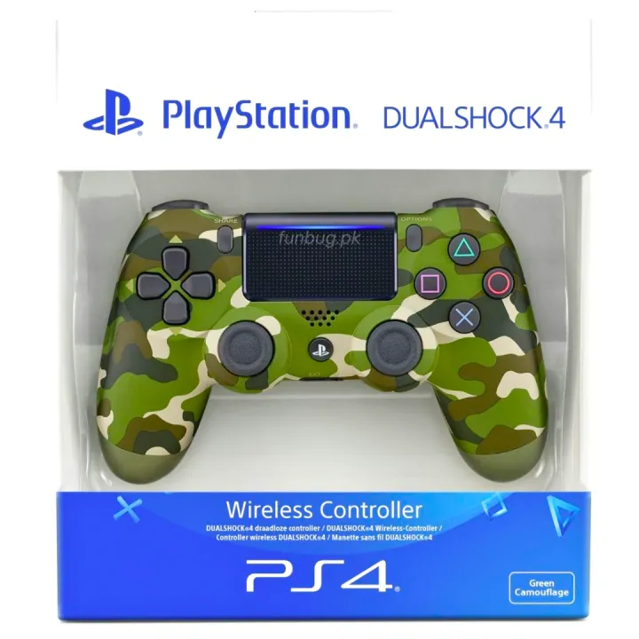 FunBug%20PS4%20DualShock%204%20Wireless%20Controller%20%E2%80%93%20Camo%20Green%20Edition%20Bluetooth%20Gamepad%20with%20Precision%20Analog%20Sticks,%20Responsive%20Triggers,%20Motion%20Sensors,%20Built-in%20Speaker,%20Touchpad%20&%20Vibration%20Feedback,%20Compatible%20with%20PlayStation%204,%20PS4%20Pro,%20Slim%20&%20PC%20Gaming%20-%20Image%204