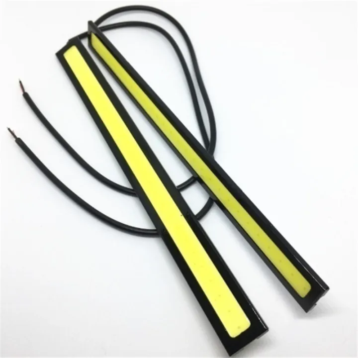 20PCS%2017CM%20LED%20DRL%20Waterproof%20Driving%20Daytime%20Running%20Lights%20Strip%2012V%20COB%20LED%20Car%20Aluminum%20Stripes%20Lights%20-%20Image%203