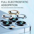 Metal Ring Camera Lens Protector Glass For iPhone 11 12 13 14 15 Pro Max Mini Plus Full Cover Camera Protector Lens Film. 