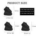 Waterproof Silicone Shoe Covers M/L Reusable Non-Slip Rain Boots Unisex Sneakers Protector For Outdoor Rainy Day Shoes Cover.