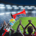 Football Championship Fanfare Reusable Football Stadium Horn Soccer Air Cheering Horn for Boating Sports Events Birthday Parties. 
