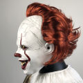 Creepy Pennywise Joker Mask Cosplay Horror Evil Demon Clown Killers Latex Helmet Halloween Carnival Party Costume Props s. 