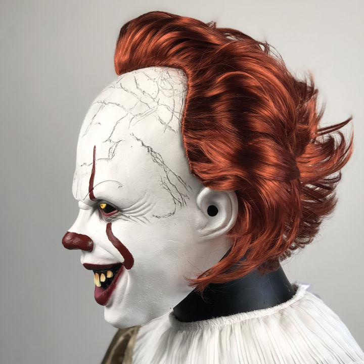 Creepy%20Pennywise%20Joker%20Mask%20Cosplay%20Horror%20Evil%20Demon%20Clown%20Killers%20Latex%20Helmet%20Halloween%20Carnival%20Party%20Costume%20Props%20s%20-%20Image%203