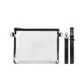 New Transparent PVC Crossbody Bag Waterproof Coin Purse Stadium Sports Bag Portable Storage Bag.