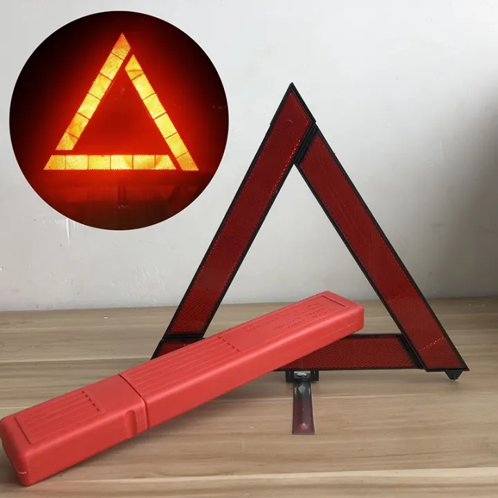 Car Tripod Folded Stop Sign Reflector Car Emergency Breakdown Warning ...