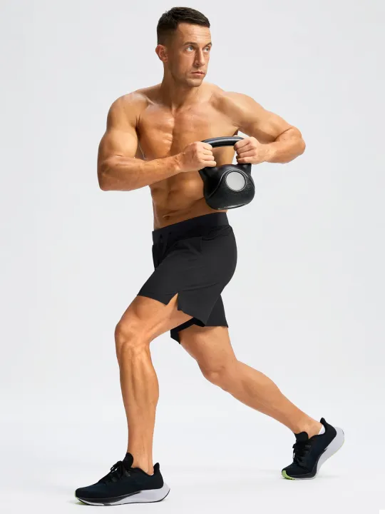 Men's%20Quick-Dry%20Athletic%20Shorts%20Elastic%20Waist%20Drawstring%20Zip%20Pocket%20Split%20Hem%20Lightweight%20Breathable%20Workout%20Running%20Gym%20Shorts%20-%20Image%203