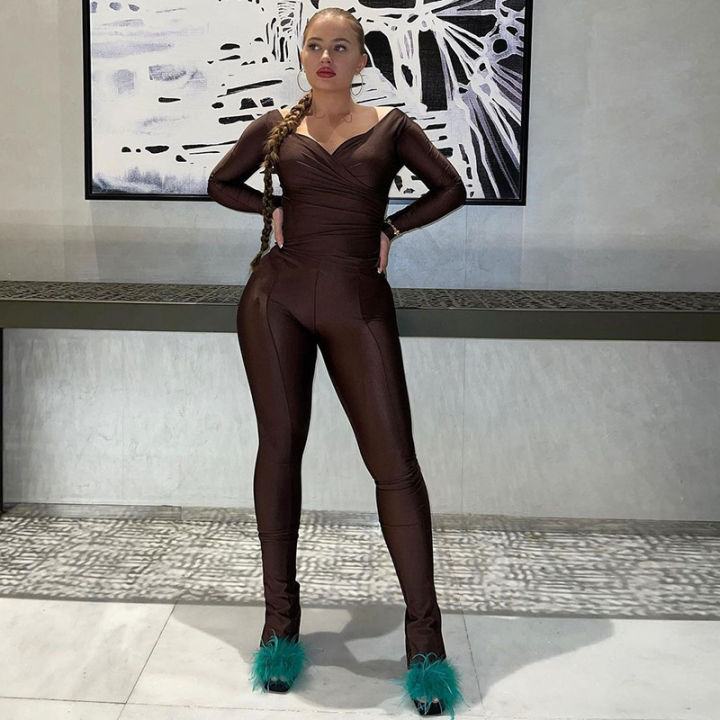 European%20and%20American%20style%20autumn%202023%20women's%20new%20%20off%20shoulder%20large%20V-neck%20high%20waist%20tight%20pants%20casual%20sports%20set%20-%20Image%203