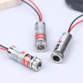 1/2/3pcs 650nm 5mW Laser Pointer Diode Head Red Point Line Cross Laser Module 5V Copper Head Sight.