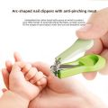 4 Pcs Small Baby Care Anti-clamping Nail Clipper Sets Stainless Steel Baby Nail Clipper Set Nail Trimmer Baby Essential Products. 