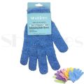 Shelikes Exfoliating Bath Glove Shower Hand Glove Scrub Bathroom Accessories Dead Skin Remover 100% Nylon. 