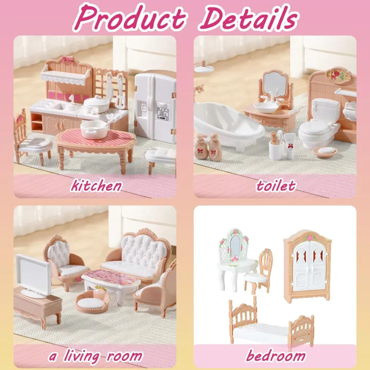 Dollhouse%20Furniture%20Set%20Accessories%20Doll%20House%20Mini%20Furniture%20Pretend%20Play%20Bedroom%20Living%20Room%20Bathroom%20Kitchen%20Kids%20Birthday%20-%20Image%205
