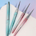 1Pc Metal Handle Kolinsky Nail Liner Brush Nail Painting Pen Acrylic UV Gel Brushes Crystal Manicure Tool Nail Brush pen gpt. 