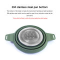 2.5L Silicone Folding Kettle Camping Teapot Portable Coffee Tea Cooking Pot Mini Boiling Water Pot for Outdoor Picnic Tableware. 