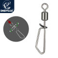 DNDYUJU 10-50X Fishing Swivels With Interlock Snap Pin Rolling Swivel Stainless Steel Fishhooks Lure Carp Connector Fishing Tool. 