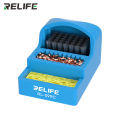 RELIFE RL-599C Solder Tip Cleaner 3-IN-1 Steel Brush/Copper Wire Ball/Sponge Welding Soldering Iron Tips Cleaning Tools.
