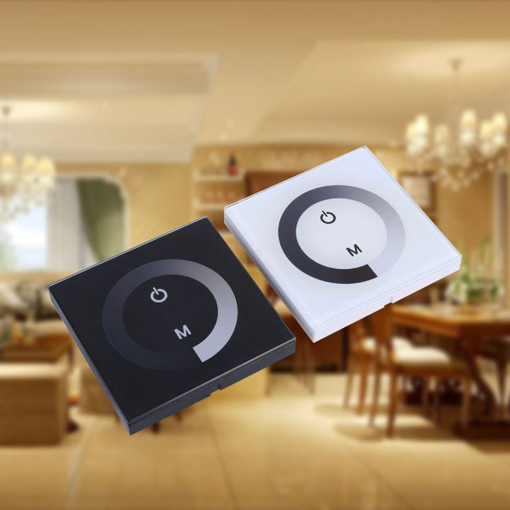 Monochrome%20Touch%20Screen%20LED%20Controller%20DC%2012V-24V%20Wall%20Touch%20Dimmer%20Switch,Touch%20Panel%20LED%20Dimmer%20Black/White%20-%20Image%206