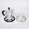 1Pc Stainless Steel Gas Cooker Rack Mocha Pot Coffee Pot Rack Kitchen Gas Stove Coffee Stand Simmer Ring Safe Stovetop Reducer.