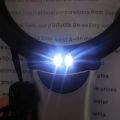 Hands Free LED Loupe Lighted Reading Magnifier Neck Wear Quality Magnifying Glass For Seniors Sewing Cross Stitch Embroidery. 