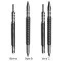 1/2Pcs Center Pin Punch Double Head 1/16&3/32inch Spring Loaded Marking Holes Tool Metal Woodwork Drill Bit Center Holes Punch. 