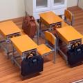 3/6PCS 1/12 Dollhouse Miniature Classroom Backpack Ornaments Leisure Vintage Mini Desk Simulation Schoolbags Furniture Model. 
