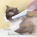 Pet Cat Dog Hair Comb Teeth Small Row Comb Eye Clean Face Flea Needle Comb Cat Dog Cleaning Floating Hair. 