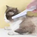 Pet Cat Dog Hair Comb Teeth Small Row Comb Eye Clean Face Flea Needle Comb Cat Dog Cleaning Floating Hair. 