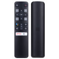 Remote Control (RC802V FNR1) Replacement for All TCL Android 4K UHD Smart TV Without Voice Command. 