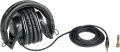 Audio Technica ATH-M30X Professional Studio Monitor Headphones, Back.. 