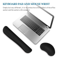 Widen Memory Foam Nonslip Mouse Pad Wrist Support Keyboard Wrist Rest Support For Office, Computer, Laptop & Mac & Comfortable. 