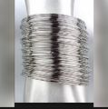 Silver metal Bangles 18pieces. 