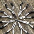 Mini Pliers Diagonal Pliers Round Bent Needle Nose Cutter Handcraft Beading Insulated Plier For DIY Small Jewelry Pliers Tools. 