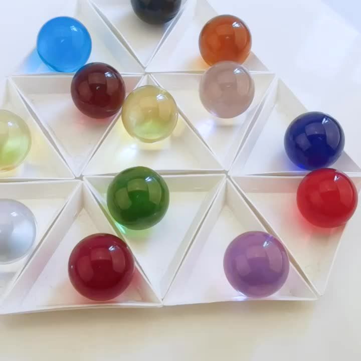 30mm Crystal Glass Ball Lens Fengshui Decorations Transparent Beads Chandelier Home Decorative Photography Sphere Lighting