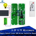3.2V 3.7V Microwave Radar Body Induction Solar Wall Light Switch Circuit Board Remote Control Solar LED Driver Controller Board. 
