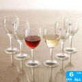 Large wine glass set( pack of 6),Nova Imperial glass set for serving cold drinks and other drinks.. 