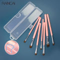 Portable Makeup Brush Storage Box  Eyebrow Pencil Tableware Chopsticks Transparent With Cover Organizer Case Beauty Tool. 
