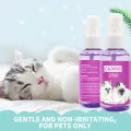 60ml calming spray Feline anti stress pheromone emotional soothing spray Health Cleaning Supplies for Cats Anti-Stress Spray. 