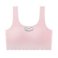 Teenage Girls' ice Silk Seamless Bra  Comfortable Underwear For Junior And High School Girls Undergarment For Girls In Puberty. 