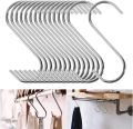 Large S 10 pack Hooks for Hanging Metal Heavy Duty for Kitchen Work Shop Bathroom. 