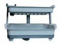 Bright Kitchen Master 2-Layer Plate Rack, 20"x14"x13", Dish Stand with Water Drainer, Random Colors. 