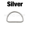 20/100pcs Metal D Ring Adjustable Buckle Clasp For Webbing Backpacks Straps Bags Cat Dog Collar Chain Buckles DIY Accessorie.