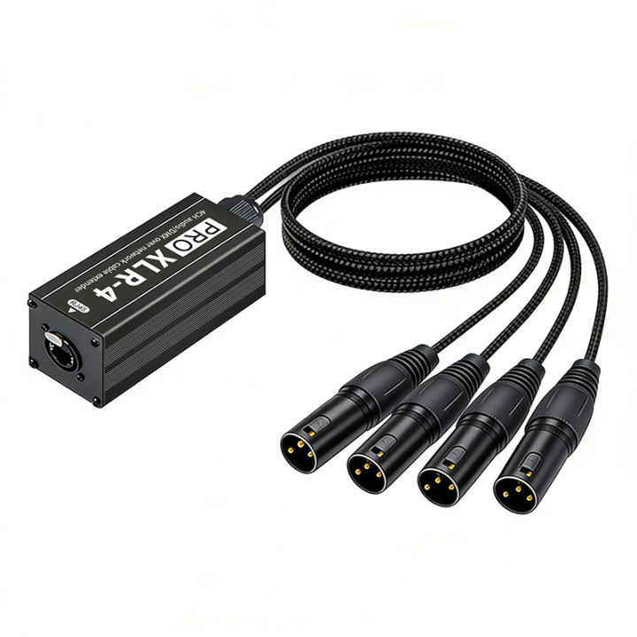 1Pair%204-Channel%203-Pin%20XLR%20Or%206.3Mm%20Audio%20And%20DMX%20Over%20Network%20Cable%20Extender,%20DMX512%20Network%20Signal%20Extender%20Male+%20Female%20-%20Image%205