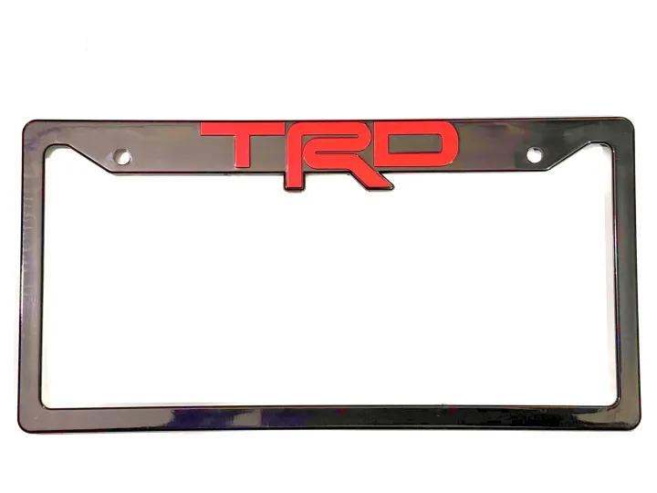 TRD%20Glossy%20Black%20Car%20License%20Number%20Plate%20Frame%202%20PIS%20(Made%20in%20China%20)%20-%20Image%206
