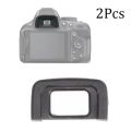 2pcs Viewfinder Eyepiece Eyecup Protective Cover For DSLR D300 / D3100 / D3200 / D3300 / D5000 / D5100 / D5200 / D5300. 
